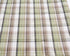 Green Beige Plaid Light Weight Taffeta Fabric 2 yards  ATW00016